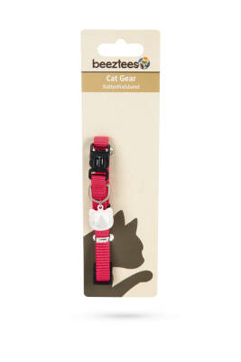 Beeztees Kedi Boyun Tasması, Zilli, Pembe, 20-30cm - 2