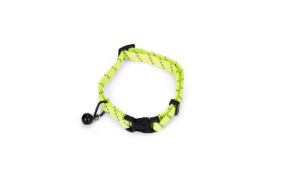 Beeztees Kedi Boyun Tasması, Zilli, Sarı, 24,5-33cm - 1
