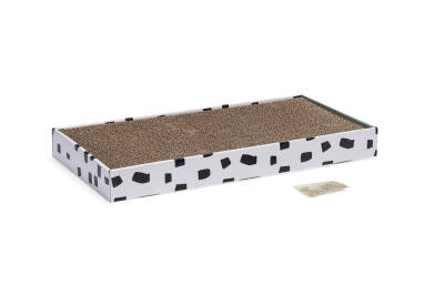 Beeztees Kedi Karton Tırmalama Kutusu ve Kediotu, 47x24x4,5cm - 1