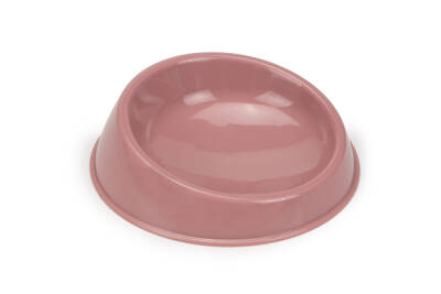 Beeztees Kedi Mama Kabı, Plastik, Gül Kurusu 15cm - 1