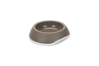 Beeztees Kedi Mama Su Kabı, Premium, Plastik, Bej/Gri, 15cm - 1