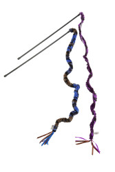 Beeztees Kedi Oltası, Komple Tüylü Peluş-80cm, Kurdelalar Uc, Çeşitli Renklerde, 50cm - Beeztees