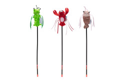Beeztees Kedi Oltası, Oyuncaklı, Peluş, Kurdelalar, Çeşitli Renklerde, 40cm - 1