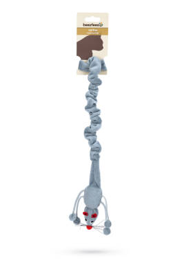 Beeztees Kedi Oyuncağı, Elastik Kuyruklu Fare, Asılabilir, Çeşitli Renklerde, 52cm - 3