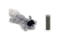 Beeztees Kedi Oyuncağı, Sincap, Kediotlu, Peluş, 14cm - 1