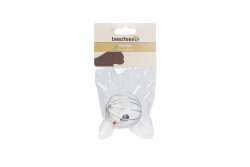 Beeztees Kedi Oyuncağı, Tel Top İçerisinde Pleuş Fare, Çeşitli Renklerde, 5,5cm - 4