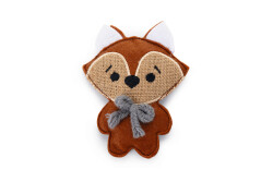 Beeztees Kedi Oyuncağı, Tilki, Kediotlu, Kırmızı, 11x9cm - 1