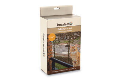 Beeztees Kedi Pencere veya Balkon Koruma Filesi, Şeffaf, 8x3m - 5