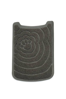 Beeztees Kedi Tuvaleti Paspası, Jumbo Boy, Gri, 56x40cm - 1
