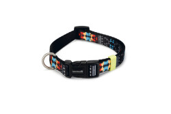 Beeztees Köpek Boyun Tasması, Renkli Desenli, 20-30cm, 10mm - 1