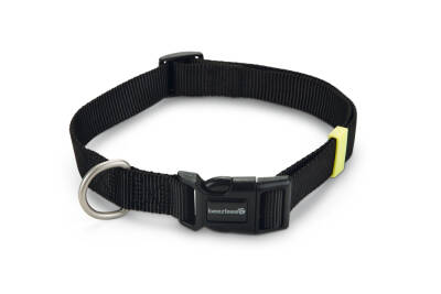 Beeztees Köpek Boyun Tasması, Siyah, 48-70cm, 25mm - 1