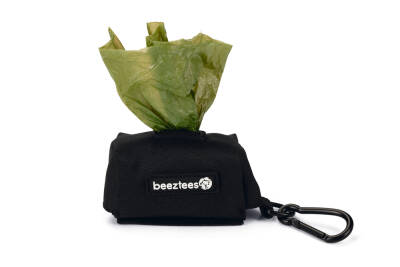 Beeztees Köpek Dışkı Toplama Poşeti Taşıma Çantası, Siyah, 7,5x3,5x4cm - 1