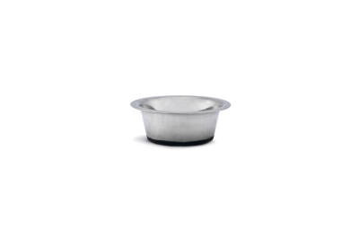 Beeztees Köpek Mama Su Kabı, Kaymaz Tabanlı, Paslanmaz Çelik, 13cm, 450ml - 1