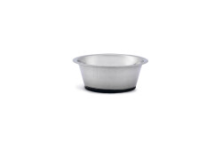 Beeztees Köpek Mama Su Kabı, Kaymaz Tabanlı, Paslanmaz Çelik, 16cm, 900ml - 1