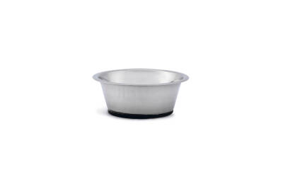 Beeztees Köpek Mama Su Kabı, Kaymaz Tabanlı, Paslanmaz Çelik, 16cm, 900ml - 1