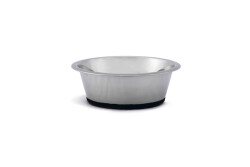 Beeztees Köpek Mama Su Kabı, Kaymaz Tabanlı, Paslanmaz Çelik, 20cm, 1,8L - 1