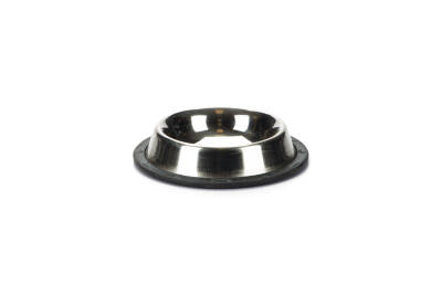 Beeztees Köpek Mama Su Kabı, Paslanmaz Çelik, Kaymaz, 13cm, 200ml - 1