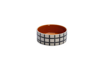 Beeztees Köpek Mama Su Kabı, Seramik, Kiremit Beyaz, 13,5cm, 500ml - 1