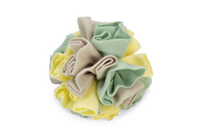 Beeztees Köpek Ödül Saklama Oyuncağı, Top, Polar, Gri/Yeşil, 13cm - 1