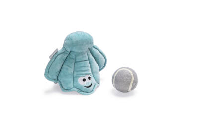 Beeztees Köpek Ödül Saklama Oyuncağı ve Top, Peluş, Kırmızı, 18x16x8cm - 1