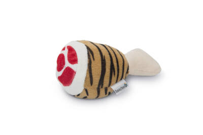 Beeztees Köpek Oyuncağı, But, Peluş, Siyha/Kahverengi, 12,5x7,5x6cm - 1