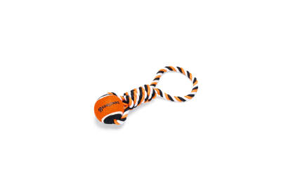 Beeztees Köpek Oyuncağı, Diş İpi Tutamaçlı Tenis Topu, 30x7x6,3cm, 135gr - 1