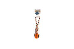 Beeztees Köpek Oyuncağı, Diş İpi Tutamaçlı Tenis Topu, 30x7x6,3cm, 135gr - 2