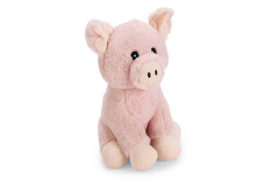 Beeztees Köpek Oyuncağı, Domuz, Peluş, Pembe, 25x19x18cm - 1