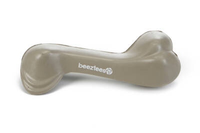 Beeztees Köpek Oyuncağı, İçi Dolu Kemik, Kauçuk, Bej, 14cm - 1