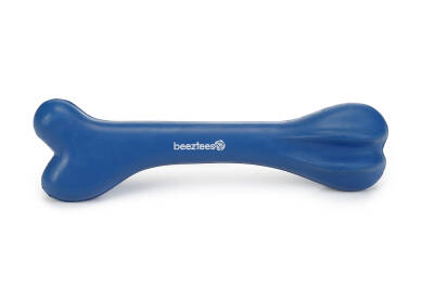 Beeztees Köpek Oyuncağı, İçi Dolu Kemik, Kauçuk, Mavi, 20cm - 1