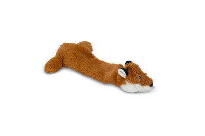 Beeztees Köpek Oyuncağı, İki Sesli, Tilki, Peluş, Kahverengi, 36cm - 1