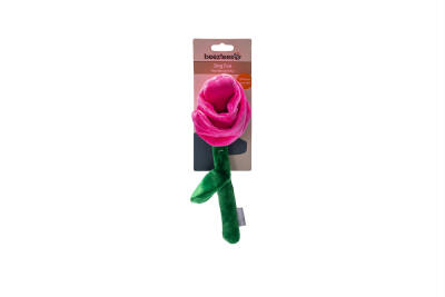 Beeztees Köpek Oyuncağı, Lale, Peluş, Pembe, 20x7,5x7cm - 2