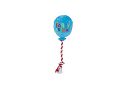Beeztees Köpek Oyuncağı, Parti Balonu, Peluş, Mavi, 39x13x7,5cm - 1