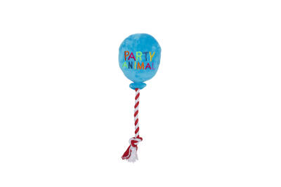 Beeztees Köpek Oyuncağı, Parti Balonu, Peluş, Mavi, 39x13x7,5cm - 1