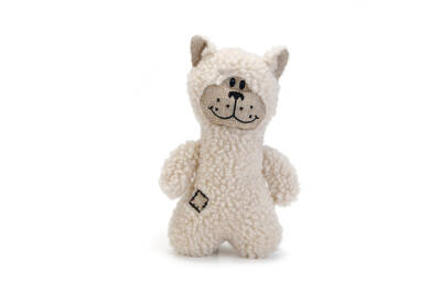 Beeztees Köpek Oyuncağı, Sesli, Ayı, Peluş, Bej, 23x15x7,5cm - 1