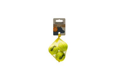 Beeztees Köpek Oyuncağı, Sesli, Tenis Topu, Sarı, 3 Adet, 5cm - 3
