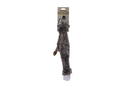 Beeztees Köpek Oyuncağı, Sesli, Tilki, Peluş, Gri, 52x15x2,5cm - 2
