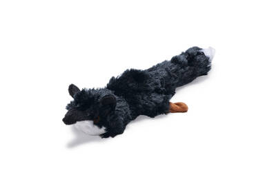 Beeztees Köpek Oyuncağı, Sesli, Tilki, Peluş, Siyah, 30x13x2,5cm - 1
