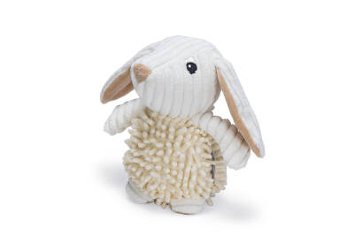 Beeztees Köpek Oyuncağı, Tavşan, Peluş, Beyaz, 24x14x12cm - 3
