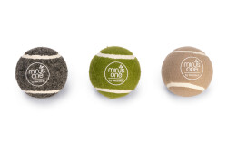 Beeztees Köpek Oyuncağı, Tenis Topu, Kauçuk, Çeşitli Renklerde, 3 Adet 6,3cm - 1