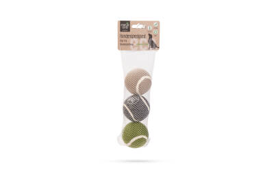 Beeztees Köpek Oyuncağı, Tenis Topu, Kauçuk, Çeşitli Renklerde, 3 Adet 6,3cm - 2