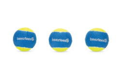 Beeztees Köpek Oyuncağı, Tenis Topu, Mavi/Sarı, 3 Adet, 6,3cm - 1