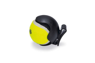 Beeztees Köpek Oyuncağı, Tenis Topu ve Tutma Aparatı, Mavi/Sarı, 6,3cm - 1