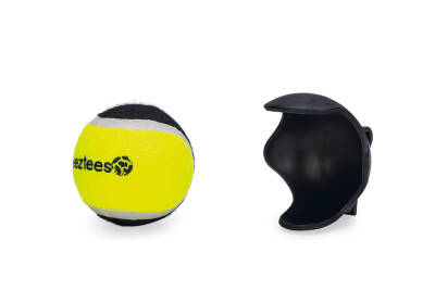 Beeztees Köpek Oyuncağı, Tenis Topu ve Tutma Aparatı, Mavi/Sarı, 6,3cm - 3