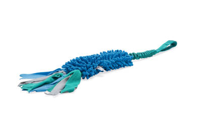 Beeztees Köpek Oyuncağı, Tut Getir, Peluş, Mavi-Yeşil, 70x10x3cm - 1
