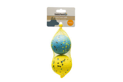Beeztees Köpek Oyuncağı, Yüzen, Toplar, Sünger, Çeşitli Renklerde, 2 Adet, 7cm - 4
