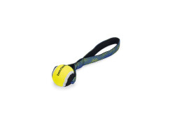 Beeztees Köpek Oyuncağı, Yüzen, Tutamaçlı Tenis Topu, Mavi/Sarı, 25,5x6,3x6,3cm - 1