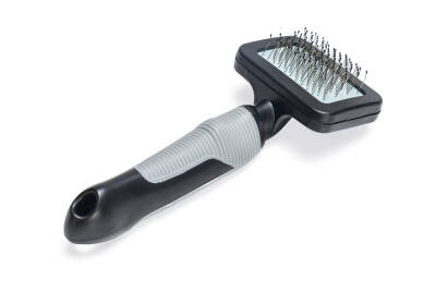 Beeztees Köpek Tarağı, Kolay Tarama, SM, Siyah Gri, 17,5cm, 17,5x7x3cm - 1