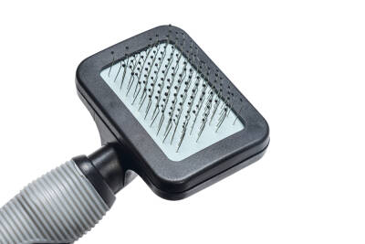 Beeztees Köpek Tarağı, Kolay Tarama, SM, Siyah Gri, 17,5cm, 17,5x7x3cm - 3