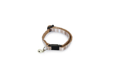 Beeztees Yavru Kedi Boyun Tasması, Zilli, Bej, 16-32cm - 1